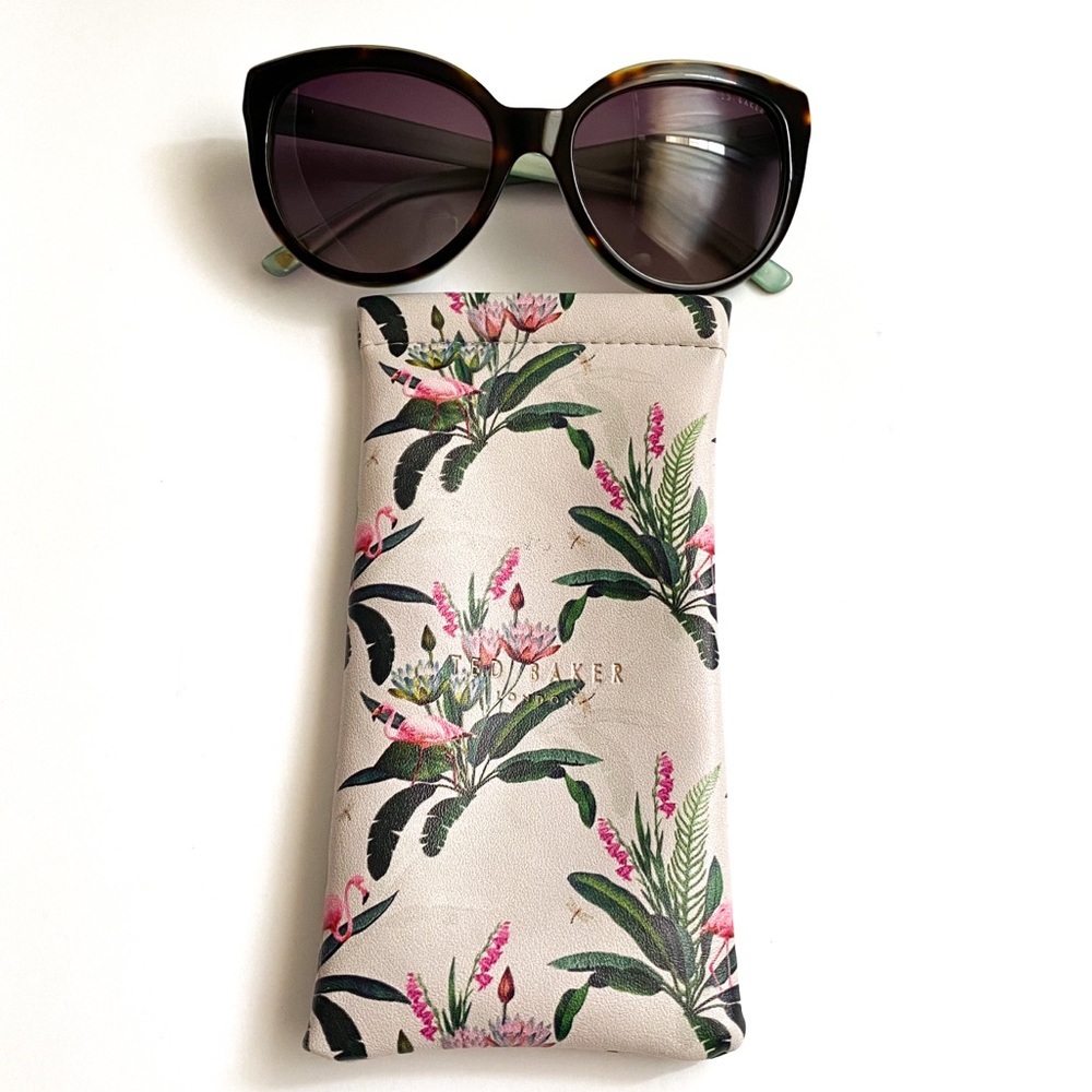 Ted Baker London 57mm Polarized Cat Eye Sunglasses